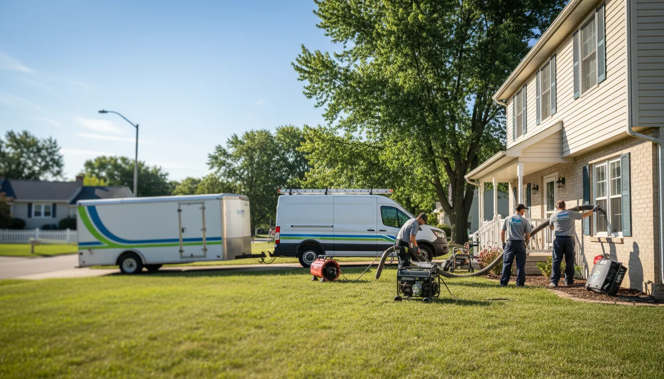Flooded Basement Restoration And Cleanup With Repair in Brownville, NE near me